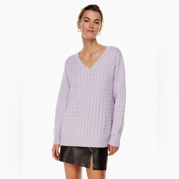 Wilfred Sweaters - Wilfred Aritzia Dimension Sweater - Merino Wool & Cotton